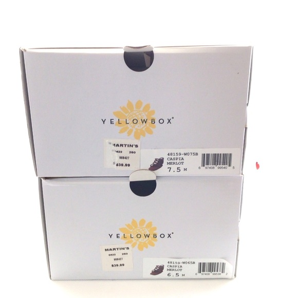 Yellow Box Womens Caspia-Merlot Red Heeled Strappy Sandals Choose Size - Picture 9 of 10